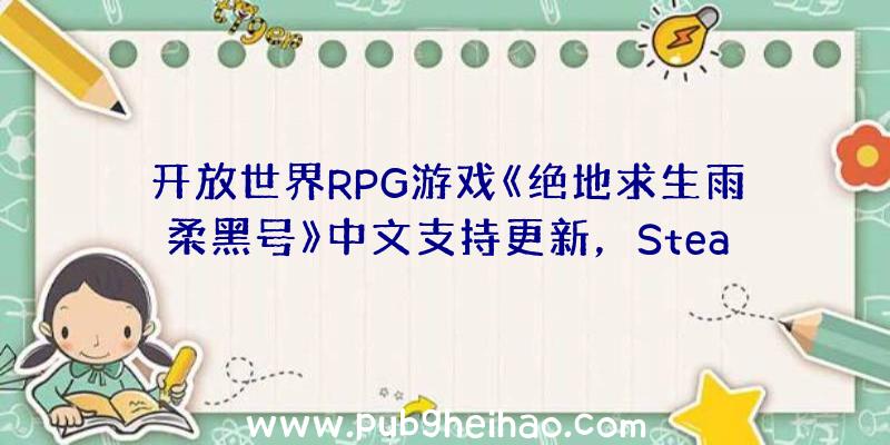开放世界RPG游戏《绝地求生雨柔黑号》中文支持更新，Steam平台首发8折促销